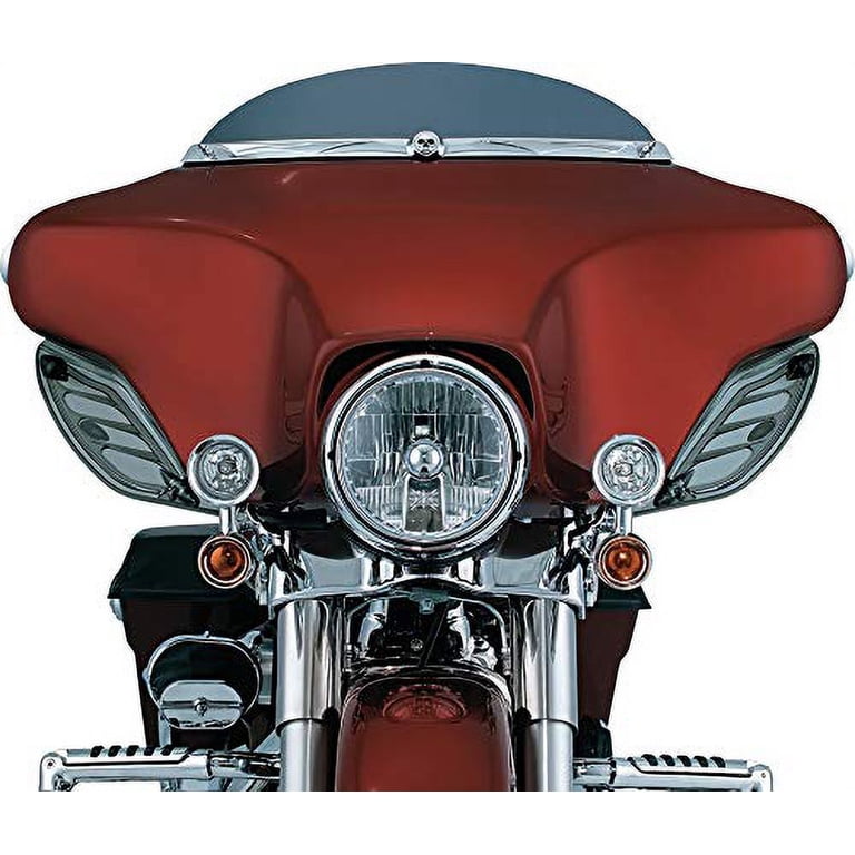 Kuryakyn 1198 Motorcycle Accent Accessory: Zombie Skull Windshield