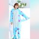 thumbnail image 4 of Mono de pijama de una pieza de vaca azul para mujer, ropa de dormir de invierno, camisón de franela, Anime, dibujos animados, Kigurumi, ropa de casa para adultos, 4 of 4