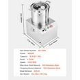 thumbnail image 3 of KFFKFF 15.9 Quart  Commercial Food Processor  Stainless Steel Grain Grinder 1400W Electric Food Cutter for Vegetables Fruits, 3 of 9