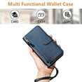 thumbnail image 4 of FOXDOCK Funda Tipo Cartera para Xiaomi Poco X8 Pro Max Cuero PU con Cremallera y Correa de Muñeca, Ranuras para Tarjetas, Soporte Plegable, Cierre Magnético, 4 of 5