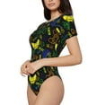 thumbnail image 2 of Naloa Game Play Women's Short-Sleeved Onesie, One-Piece Swimsuit for Parties, dates, clubs - X-Large, 2 of 9