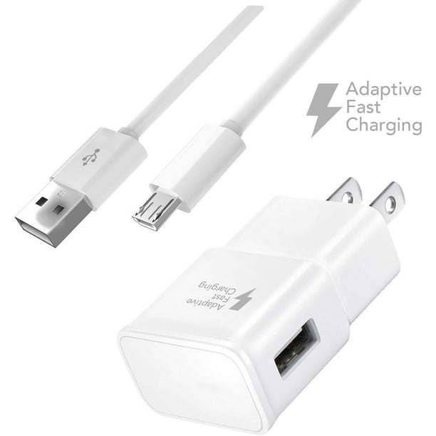 Guggenheim Museum Kort leven zin LG G4 Charger Fast Micro USB 2.0 Cable Kit by PHD - {Fast Wall Charger +  Cable} - Walmart.com
