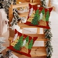 thumbnail image 3 of Christmas Pillow Covers 16x16 Inch Set of 2 Christmas Tree Red Decorative Pillow Covers Winter Holiday Cushion Cases Decor for Home Couch Sofa, 3 of 6