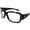 Clear, variant on Birdz Eyewear LadyBird Womens Fashion Padded Motorcycle Sunglasses Riding Glasses w/Rhinestones Black (Smoke)