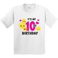 thumbnail image 3 of Inktastic Its My 10th Birthday with Smiling Emoticons Youth T-Shirt, 3 of 5