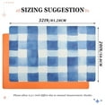 thumbnail image 6 of Yayeee Doormat for Indoor Entrance 32" x 20" Non Slippery Floor Rug, Blue Plain, 6 of 8
