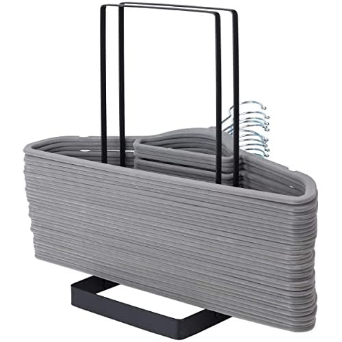 Hanger Organizer,Large Capacity Hanger Stacker Rack for Closet Laundry Room,Stainless Steel Detachable Hanger Storage Organizer Holder,Can accommodate 80 Wire Hangers