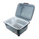 thumbnail image 5 of Escurridor de platos de plástico para armario de cocina, caja de almacenamiento, estante para cuencos (gris), 5 of 8