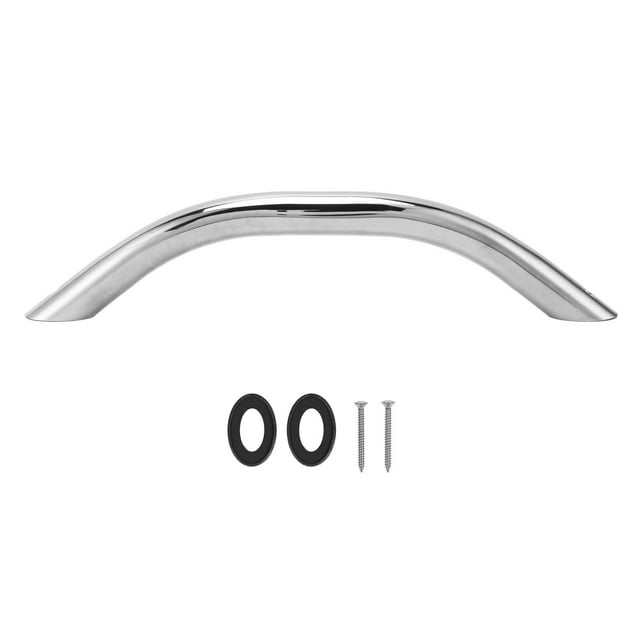 338mm Boat Grip Handle 304 Stainless Steel Polished Surface Marine Grab Bar for Yacht RV Bus Door