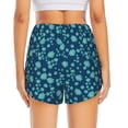thumbnail image 2 of Lsque Daisies Flowers Printed Women's Running Shorts with Liner Pockets,Elastic Quick Dry Workout Athletic Gym Yoga Shorts,Womens High Waist Shorts-Large, 2 of 9