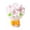 F, variante sur Ornement de Bureau Décor Mignon Fleurs en Résine Artisanat Ornements 1.5X1.5X1.9Cm Petit Bouquet de Fleurs Artificielles Figurines Accents Décoratifs de Bureau pour Décoration de Table à la Maison (Styles Assortis) Val Extérieur