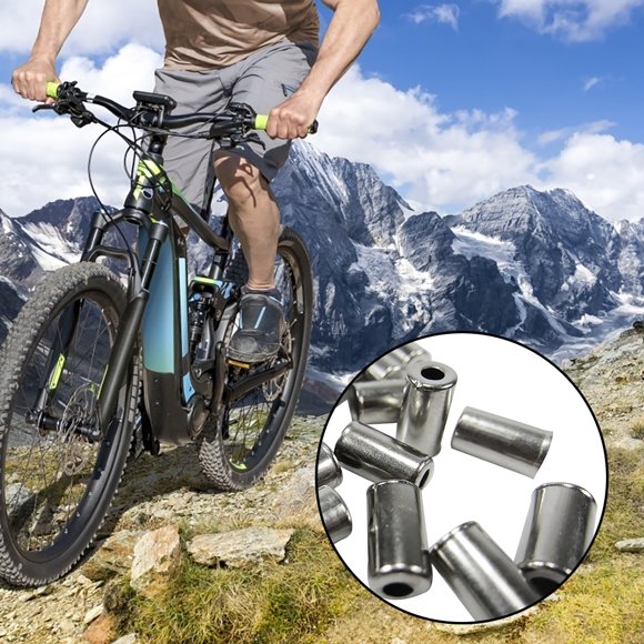 Youkk 100pcs Mountain Line Tube Cap Bike Brake Wire Cap Cycling Accessories