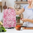 thumbnail image 3 of HELLHERO White Cherry Blossoms Kitchen Accessories with There is only one dust cover Handle Polyester, 3 of 6