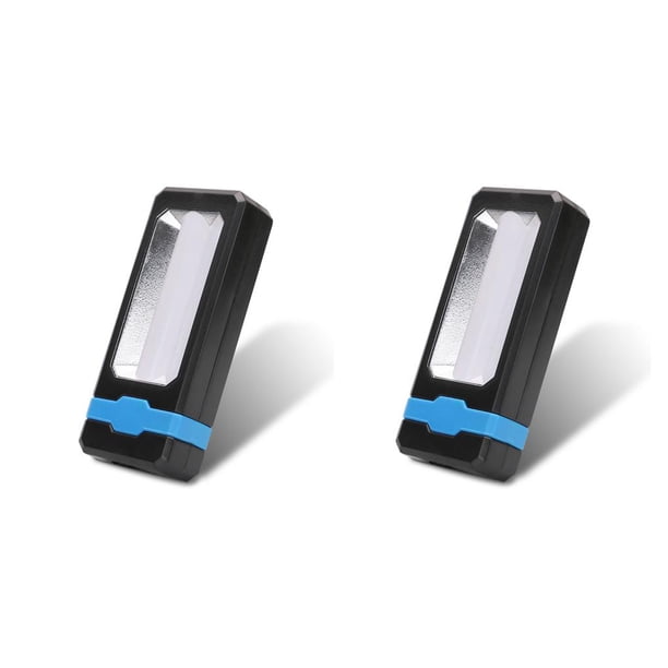 Advancent luz de trabajo LED ABS con linterna de cuerda colgante brillo potente reparación de automóviles lámparas de mano herramienta de Azul 2Conjunto