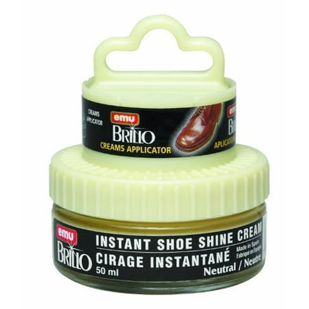 Moneysworth and Best Instant Shoe Shine Cream Kit, Neutral, (Best Beeswax Shoe Polish)