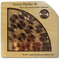Creative Crafthouse Penny Packer 16-Piece Wooden Packing Puzzle Game