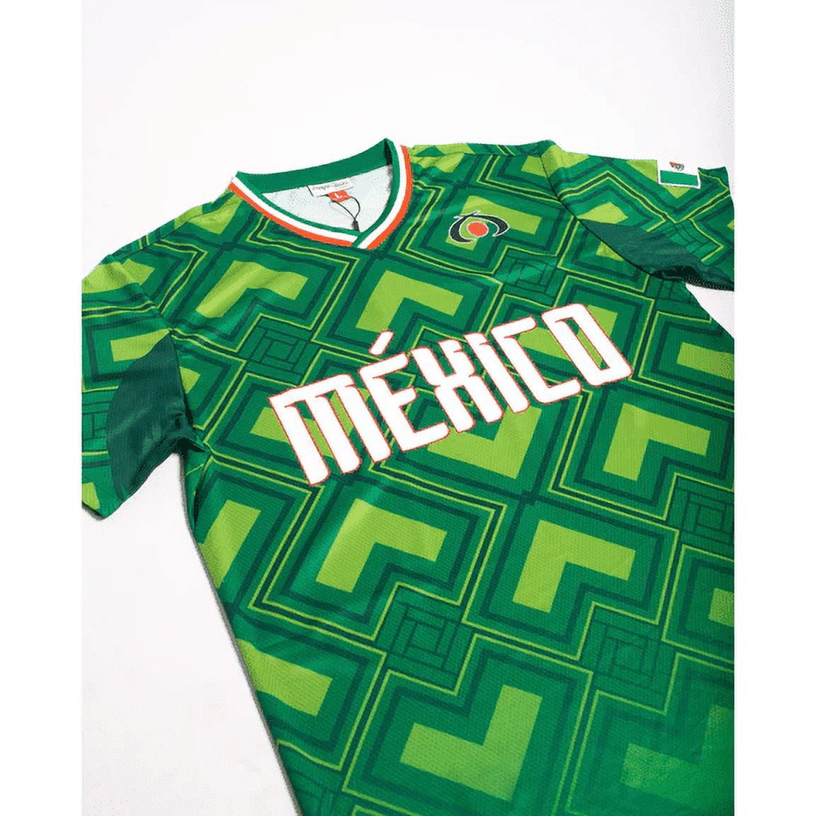 Mexico Personalized Home Long Sleeves Soccer Country Jersey