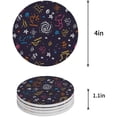 thumbnail image 1 of FMSHPON Galaxy Planet Set of 8 Round Coaster for Drinks, Absorbent Ceramic Stone Coasters Cup Mat with Cork Base for Home Kitchen Room Coffee Table Bar Decor, 1 of 6