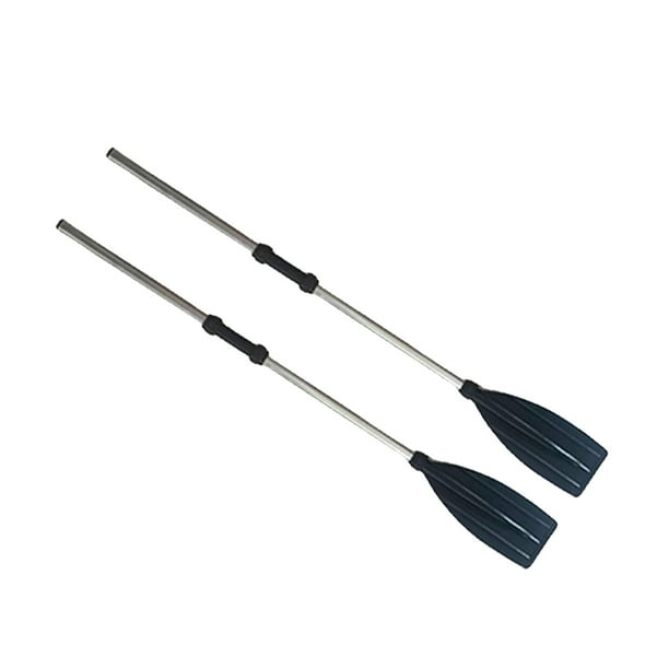 2 remos de kayak con eje de aluminio y flotador para tabla de paddle surf con pala acanalada, ideal para deportes acuáticos, navegación al aire libre 120 cm