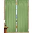 thumbnail image 1 of RT Designers Collection PNN03182 Nikki Faux Silk 54 x 84 in. Rod Pocket Curtain Panel, Sage, 1 of 1