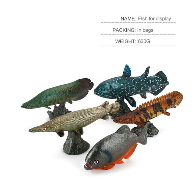 Gprince Modèle d'Animal Marin Simulation Aquarium Réaliste Figurines d'Action Jouets Éducatifs Cognitifs pour Cadeaux
