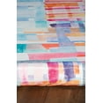 thumbnail image 5 of Linon Motif Printed Faux Rabbit Pink 5' X 7' Rectangle Area Rug RUGPR0157, 5 of 6