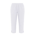thumbnail image 4 of XIAOCHA Women's Side Split Capri Leggings Solid Stretchy Slim Pants Gym Daily Wear Trousers, 4 of 4