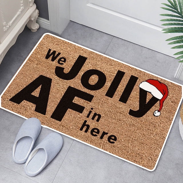 Alfombras de baño, alfombras para sala de estar, alfombra de área, alfombra de baño, nueva alfombra navideña, alfombra antideslizante para puerta de baño y cocina, alfombra de piso de 40 * 60 cm