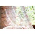 thumbnail image 2 of Leaf Tulle Curtains with Rod Pocket, Abstract Faded Floral Images and Retro Patterns with Old Fashioned Traditional Texture, Sheer Drape for Wedding Party 2 Panels, 7 Sizes, Multicolor, by Ambesonne, 2 of 3