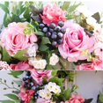 thumbnail image 3 of Elegant Floral Wreath Pink Rose & Hydrangea Spring Wreath Front Door Wreath Decoration, 3 of 5