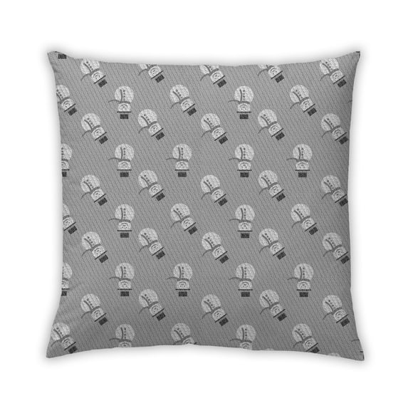 Ahgly Company Outdoor Square Contemporary Throw Pillow, 18 inch by 18 inch