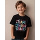 thumbnail image 3 of Girls & Boys "Fun School Theme Cotton Graphic Tees, Back To School Clothes Girls, Black Summer Shirts With Colorful Lettering, Gift For First Day of School, 3 of 7