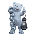 thumbnail image 3 of Ximing Bear Statue Solar Garden Statue with Solar Lights, Creative, Garden Decor Resin for Housewarming Gifts Outside Patio Ornament, 3 of 10