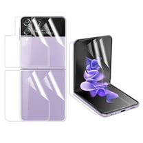 Dteck Screen Film Protector with Case Cover for Samsung Galaxy Z Flip 3, 2 Count
