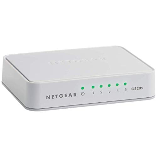 NETGEAR 5Port Gigabit Unmanaged Switch (GS205) Desktop