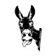 thumbnail image 5 of Silueta de burro de metal para jardín, estacas de hierro para césped, silueta de burro Estilo C, 5 of 8