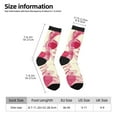 thumbnail image 2 of Rateoe Ace Of Diamonds Lady for Women Casual Calf Socks - Cute Crew Socks - Thin Soft Above Ankle Socks Size 5-11, 2 of 6