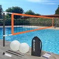thumbnail image 1 of Juego de redes de voleibol para piscina Olybeaka, ajustable de 4,5 a 7,5 m, 1 of 6