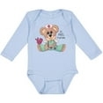 thumbnail image 3 of Inktastic CNA An Angel in Scrubs Teddy Bear Boys Long Sleeve Baby Bodysuit, 3 of 5