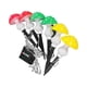 thumbnail image 5 of Advancent Lámpara de hongo para jardín, césped, patio, montada en el suelo, alimentada por energía Solar, bonita luz nocturna recargable, rojo amarillo verde 2Conjunto, 5 of 6