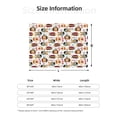 thumbnail image 5 of Rateoe Submarines Pattern Flannel Throw Blanket, Ultra-soft Blanket for Bed, Couch, Car, Hypoallergenic Anti-pilling blanket-, 5 of 6