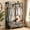 Gray, variant on Fnova 71" Clothes Rack with Shelf and Hanging Rod, 4 Drawers Freestanding Closet Organizer, Heavy Duty Industrial Hall Tree Garments Rack for Small Space, Bedroom, Gray