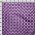 thumbnail image 3 of oneOone Cotton Poplin Fabric Geometric Flame Stitch_Printed Fabric 1 Yard 42 Inch Wide, 3 of 4