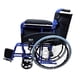 thumbnail image 2 of Silla De Ruedas 18" Respaldo Abatible Descansapies Desmontables Azul, 2 of 10