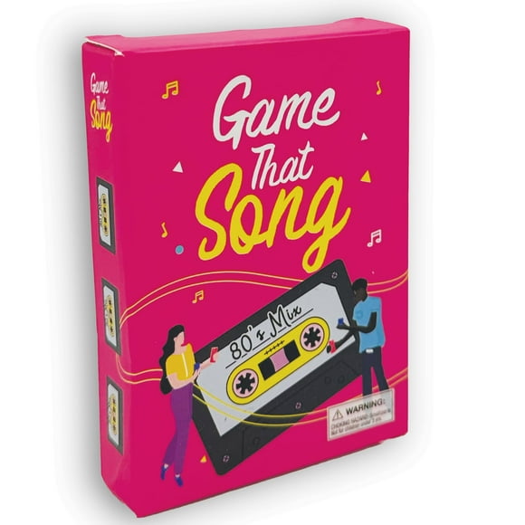 Game That Song Extension Mix des Années 80 - 50 Nouvelles Cartes - Jeu de Cartes Musical pour Famille, Adultes et Adolescents. Amusement Hilarant, Addictif et Compétitif pour des Soirées de Jeux!