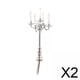 thumbnail image 1 of Candelabros para casa de muñecas,1/87 escala vela Luces de té LED Velas,Casa de muñecas en miniatura 1/87 Modelo de candelabros,1:87 Muebles para casa de muñecas Candelabros,1/87, 1 of 9