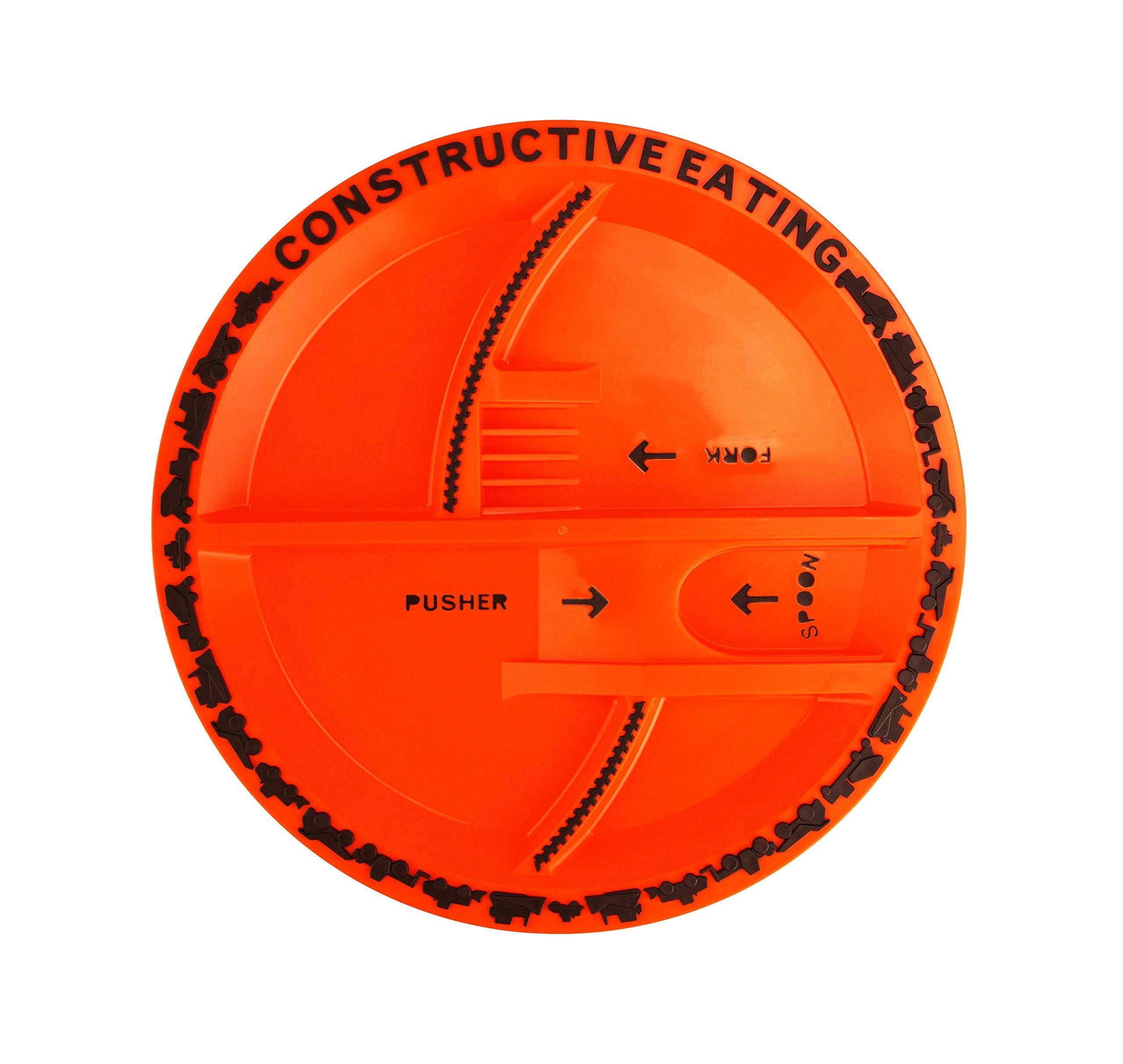 Constructive Eating Construction Plate for Toddlers, Infants, Babies