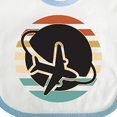 thumbnail image 4 of Inktastic Airplane Trip Vintage Travel Boys or Girls Baby Bib, 4 of 4