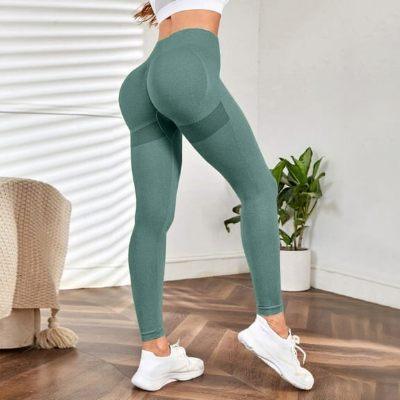 SNKSDGM Women's Plus Women's Yoga Pants with Pockets Petite Flare Leggings for Women Short Pockets Women's Stock New Yoga Pants for Women's Sports Running Lifting and Fitness Pants