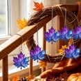 thumbnail image 4 of Fall Maple Leaf Hanging Ornament 3.14in, Bright Color Seasonal Window Wall Decor, Versatile Indoor‑Outdoor Home Decoration, 4 of 6